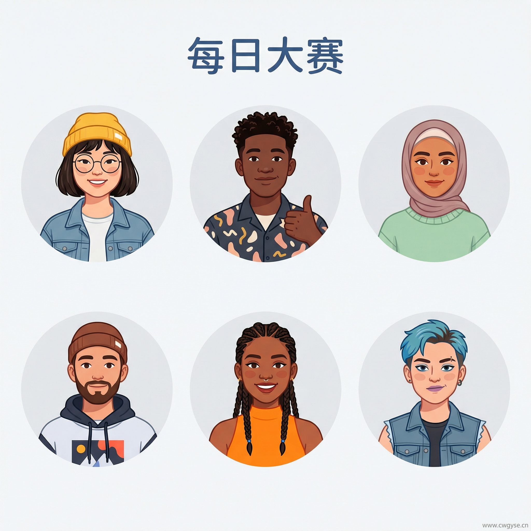 每日大赛品牌忠实用户头像